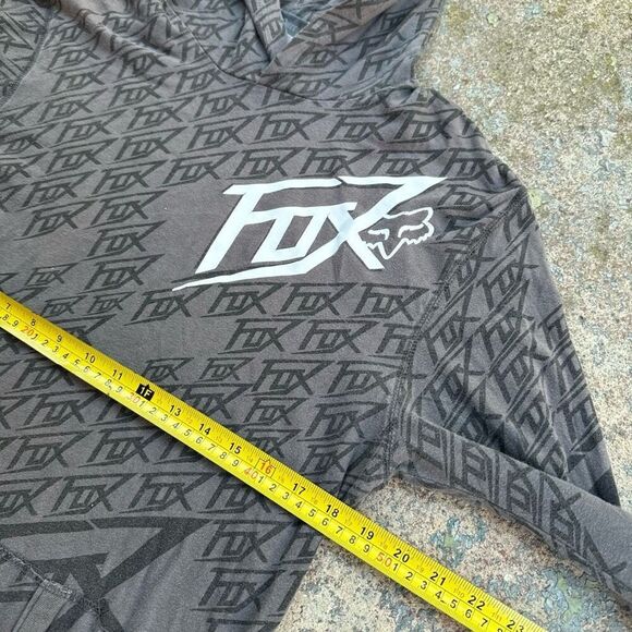 Fox Racing Classic Logo Y2K Hoodie - Picture 2 of 4